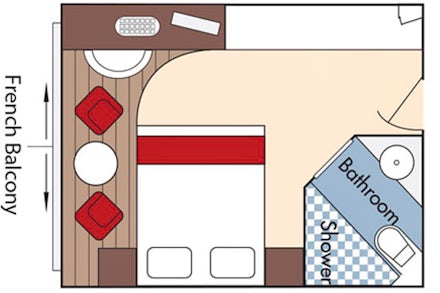 Balcony on the AmaCello