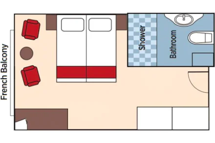 French Balcony on the AmaLilia