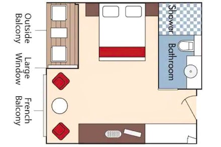 Balcony on the AmaLucia