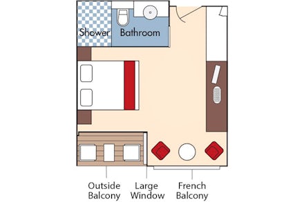 Balcony on the AmaMora