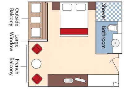 Balcony on the AmaSerena