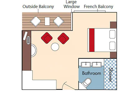 Balcony on the AmaSofia