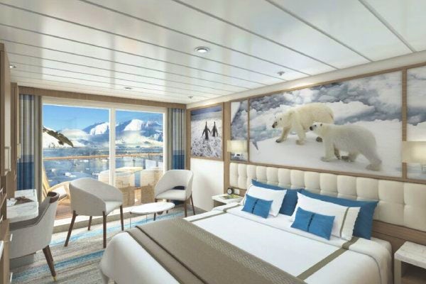 Outside at the Greg Mortimer