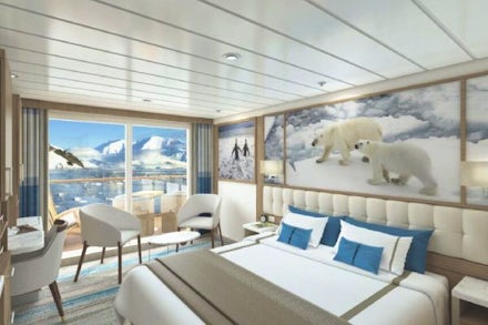 Outside on the Greg Mortimer