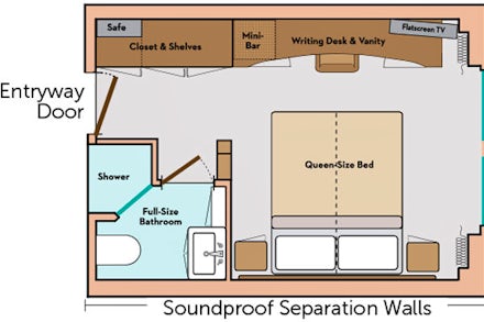 Deluxe Stateroom on the Avalon Impression