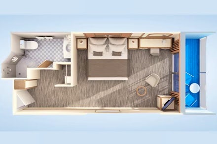 Balcony on the Carnival Adventure