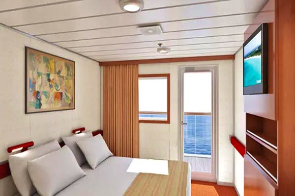 Balcony at the Carnival Paradise