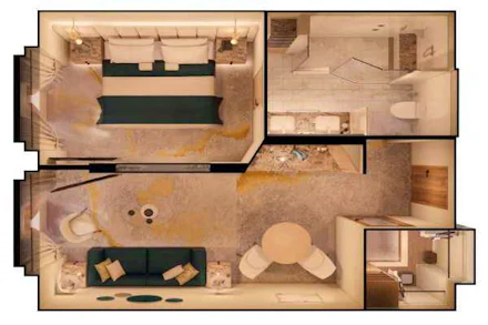 Balcony on the Crystal Symphony