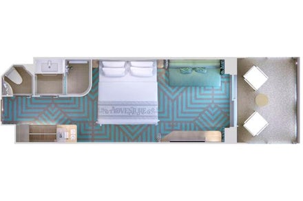 Balcony on the Disney Adventure