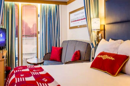 Balcony on the Disney Wonder