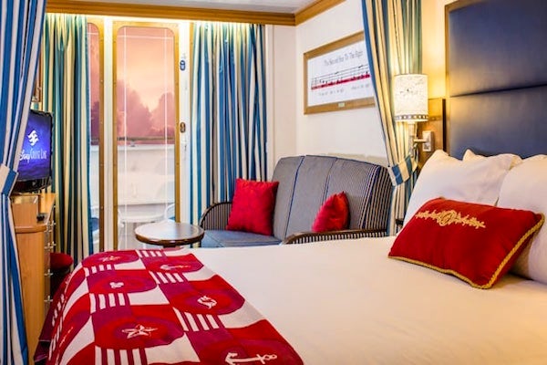 Balcony at the Disney Wonder