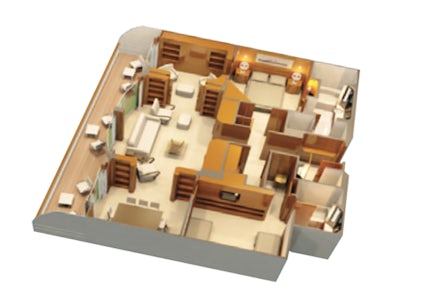 Suite on the Disney Wonder