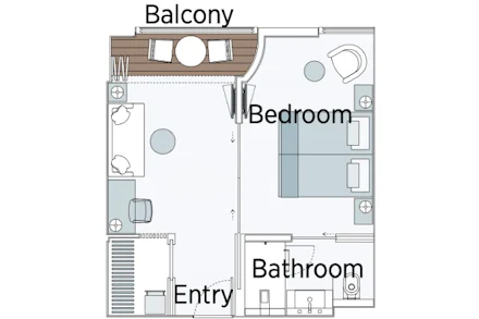 Grand Balcony Suite on the Emerald Harmony