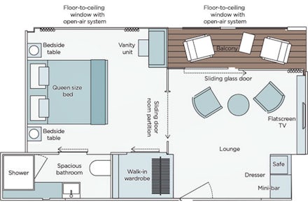 Owner's Suite on the Emerald Luna