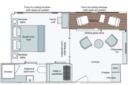 Owner's Suite on the Emerald Radiance