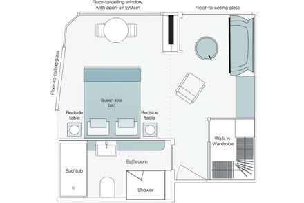 Riverview Suite on the Emerald Radiance