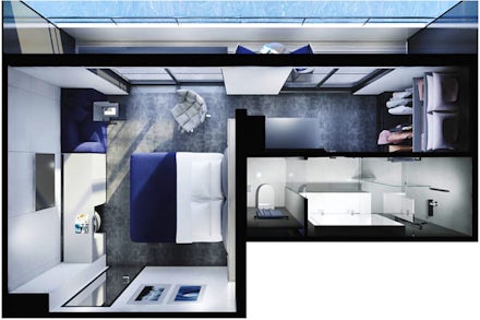 Deluxe Balcony on the Emerald Azzurra