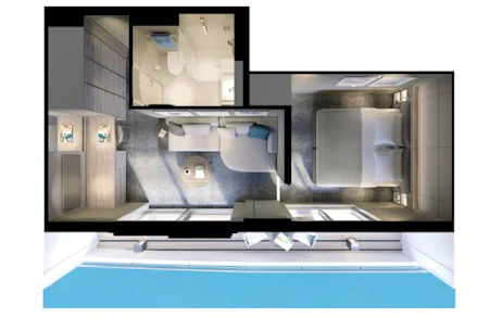 Deluxe Balcony on the Emerald Raiya