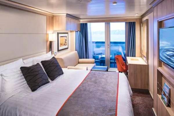 Verandah  at the Koningsdam