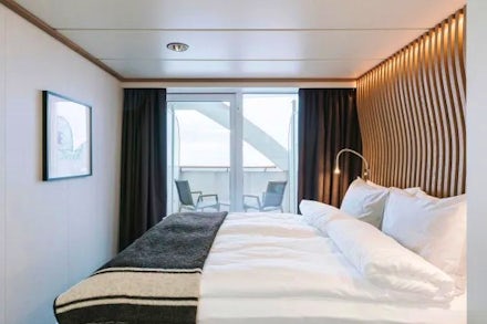 Balcony Cabin on the MS Fridtjof Nansen