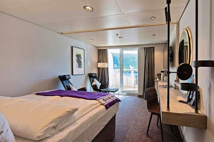 Balcony Suite on the MS Fridtjof Nansen