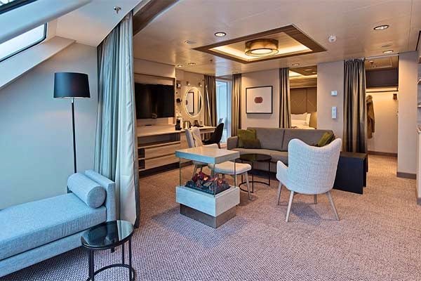 Balcony Suite at the MS Fridtjof Nansen