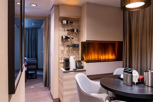 Outside Suite at the MS Roald Amundsen