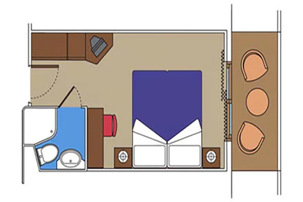 Balcony on the MSC Armonia