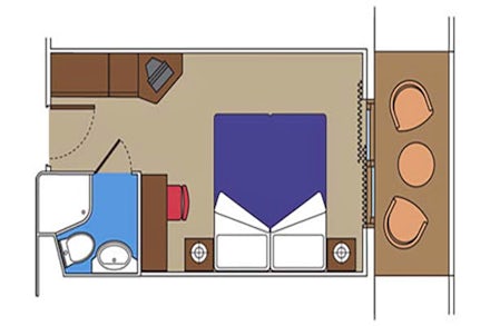 Balcony on the MSC Armonia
