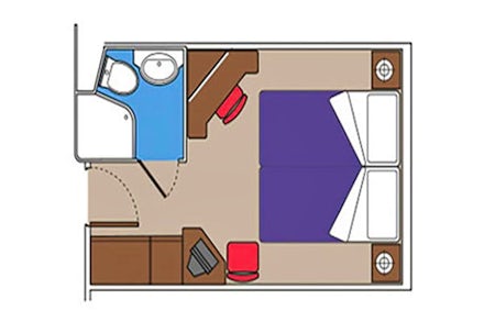 Inside on the MSC Armonia