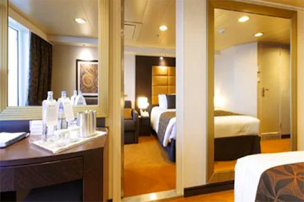 Balcony on the MSC Fantasia