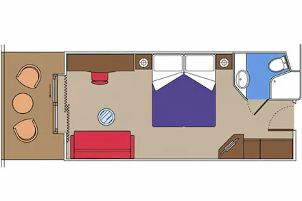Balcony on the MSC Magnifica