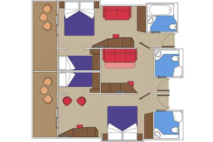 Balcony on the MSC Meraviglia