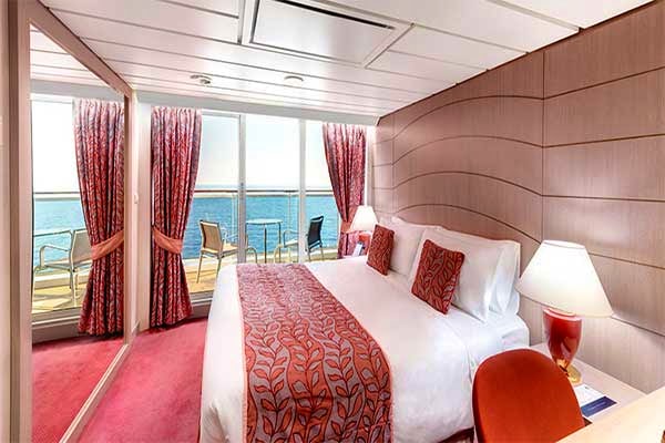 Balcony at the MSC Opera