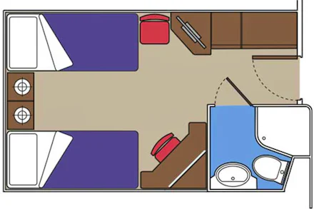 Inside on the MSC Opera