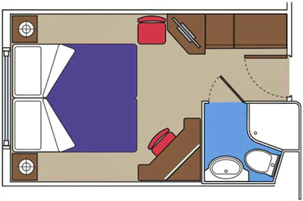 Oceanview on the MSC Opera