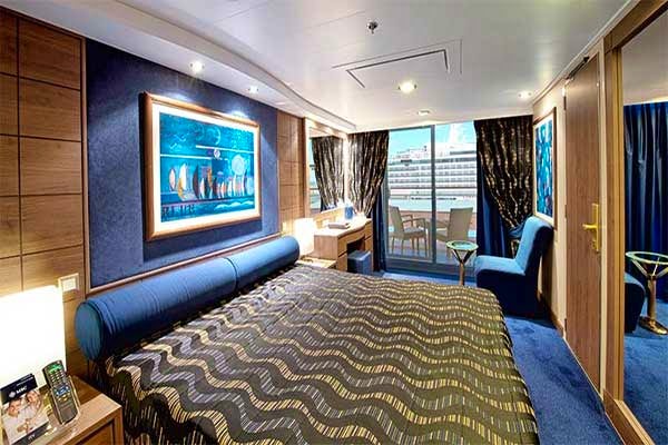 Balcony at the MSC Poesia