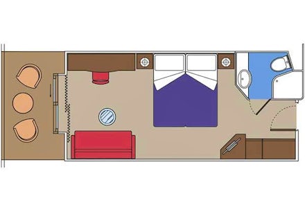 Balcony on the MSC Poesia