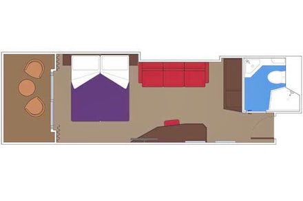 Balcony on the MSC Seaside