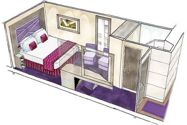 Interior at the MSC Seaside