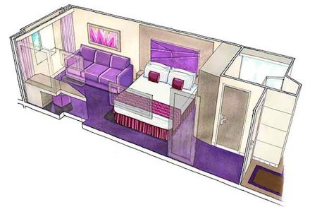 Interior on the MSC Seaside