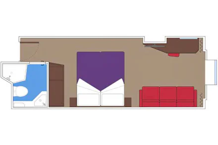 Interior on the MSC Seaside