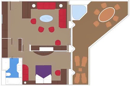 Yacht Club Suite on the MSC Seaside