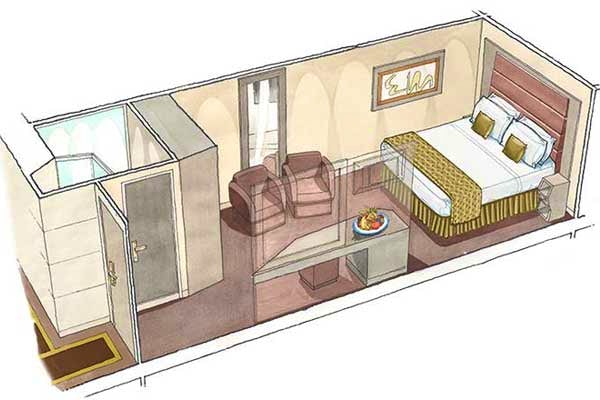 Yacht Club Suite at the MSC Seaside