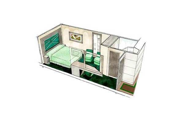 Interior at the MSC Seaview