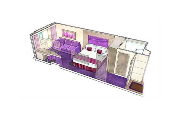 Balcony at the MSC Seaview