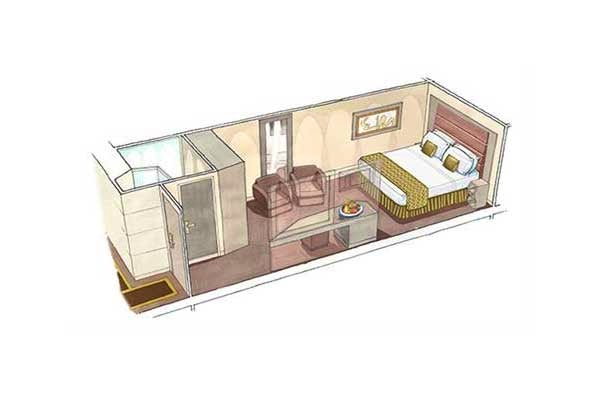 Yacht Club Suite at the MSC Seaview