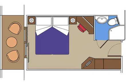 Balcony on the MSC Sinfonia