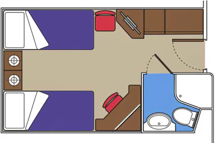 Inside on the MSC Sinfonia