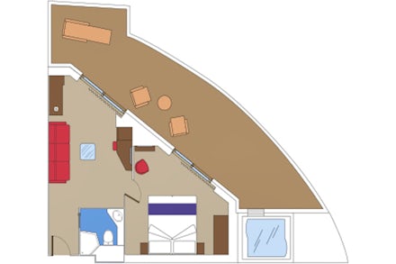 Yacht Club Suite on the MSC Virtuosa